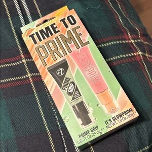 W7 Prime Grip and Glowprime Set - Black and Pink NIB